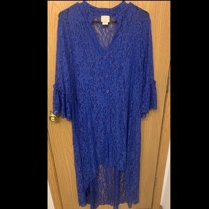 Need Gone : Zadie B’s kimono type Beautiful blue lace 😍💙